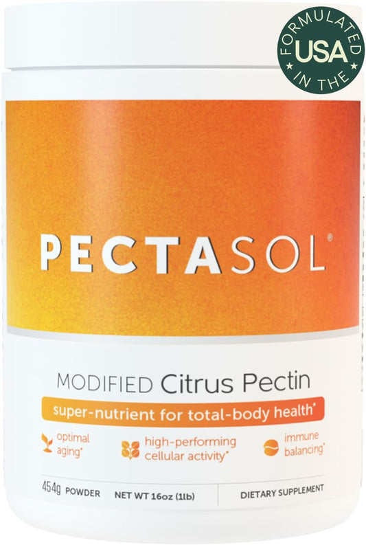 454g EcoNugenics PectaSol Modified Citrus Pectin Powder for Heart, Immune Support & Healthy Aging - Galectin-3 Levels Management