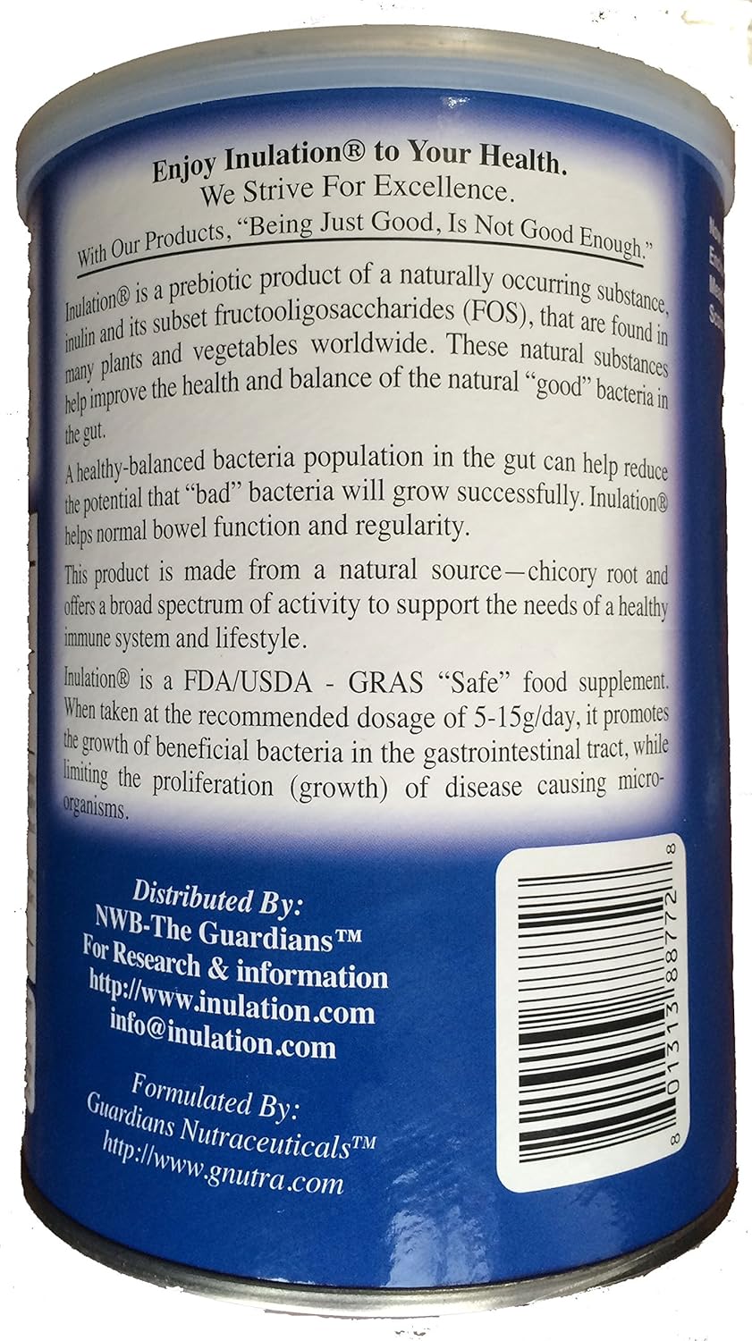 454g NWB Nature's Formula Inulin Powder for Gut Health and Digestive Support
