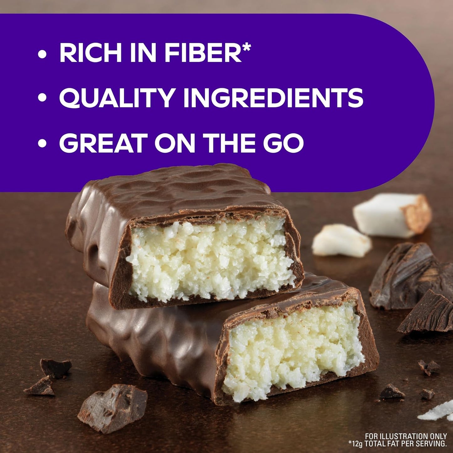 48-Count Atkins Endulge Milk Chocolate Caramel Squares & 16-Count Chocolate Coconut Bars - Low Sugar Dessert Favorites