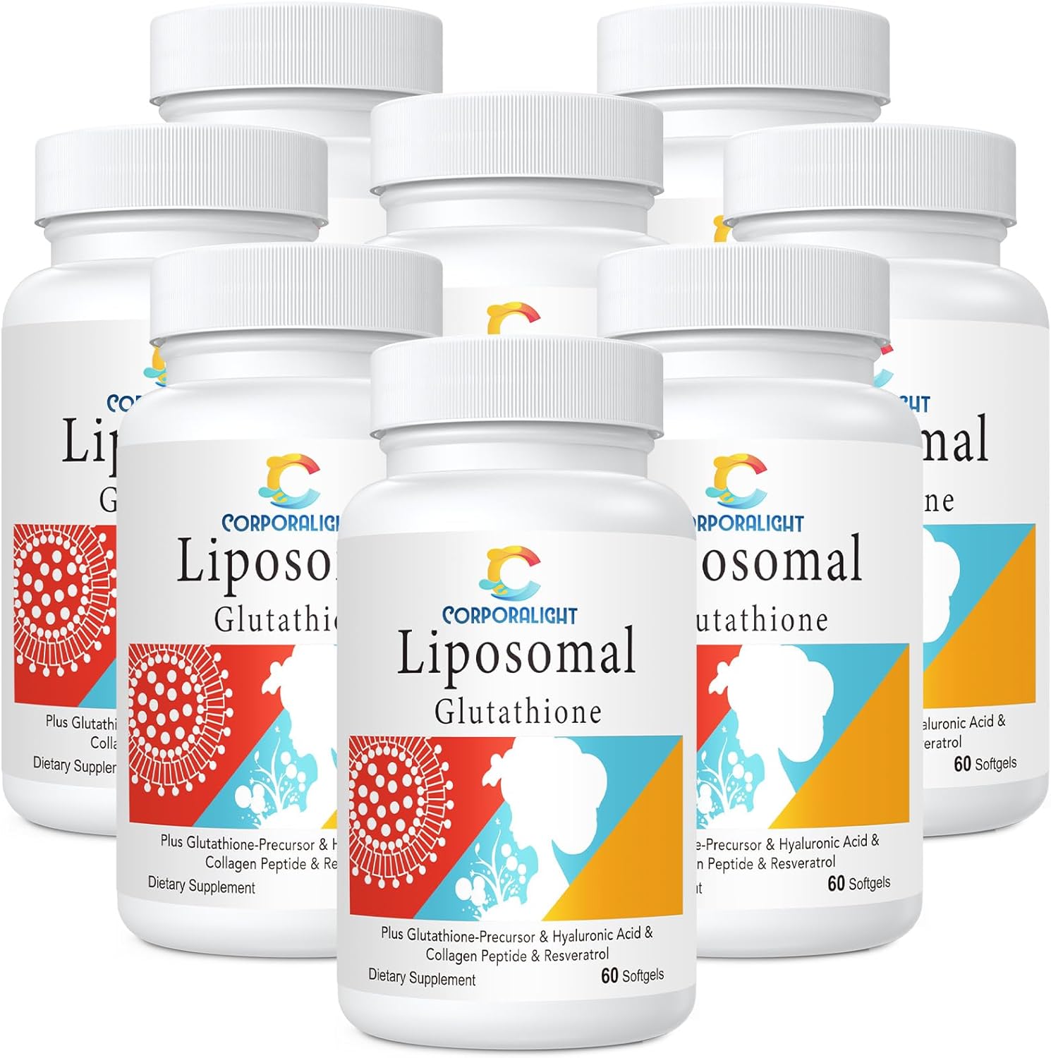 480 Liposomal Glutathione Softgels, High Absorption - Made in USA, Antioxidant Supplement, Non-GMO & Gluten Free