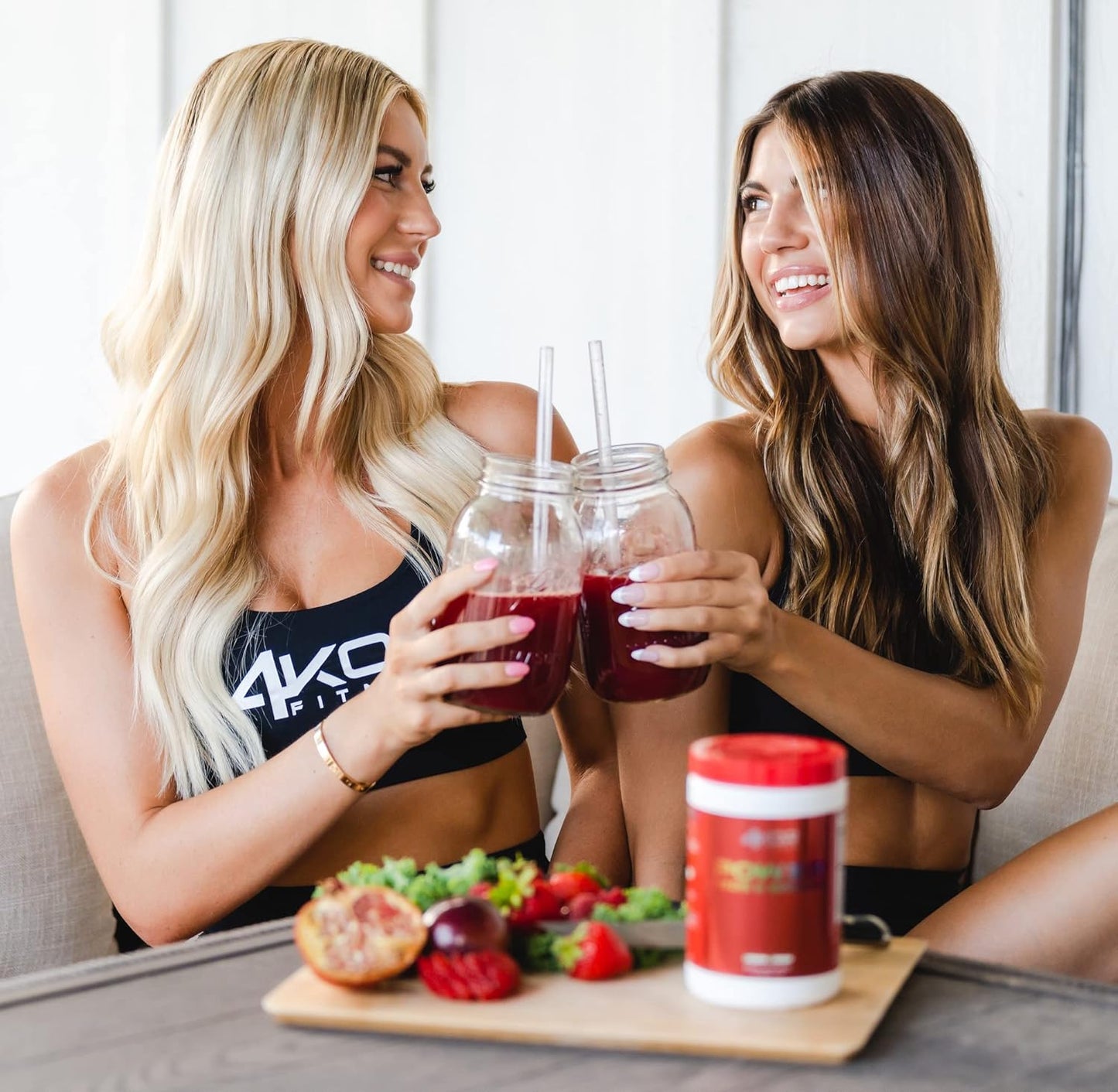 4KOR Fitness Power Reds & Greens: Antioxidant-Rich Superfoods Drink, Gluten-Free, Vegetarian, 30 Servings
