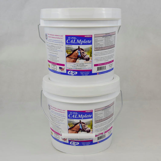 4lb (2 Pack) SU-PER CALMplete Horse Supplement with Thiamine, Tryptophan & Magnesium for Calmness & Balanced Behavior