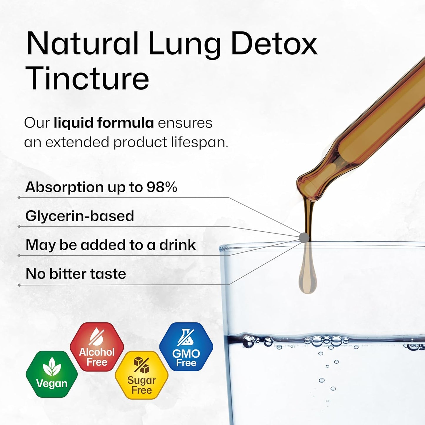 4oz BIO KRAUTER Lung Detox Tincture with 100 Resveratrol Capsules