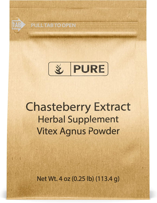 4oz Chasteberry Extract - Pure Vitex Agnus-Castus Tree Ingredients, Non-GMO