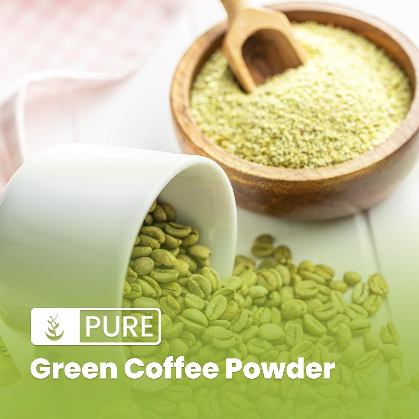 4oz Gluten-Free Green Coffee Bean Extract from Pure Original Unroasted Ingredients