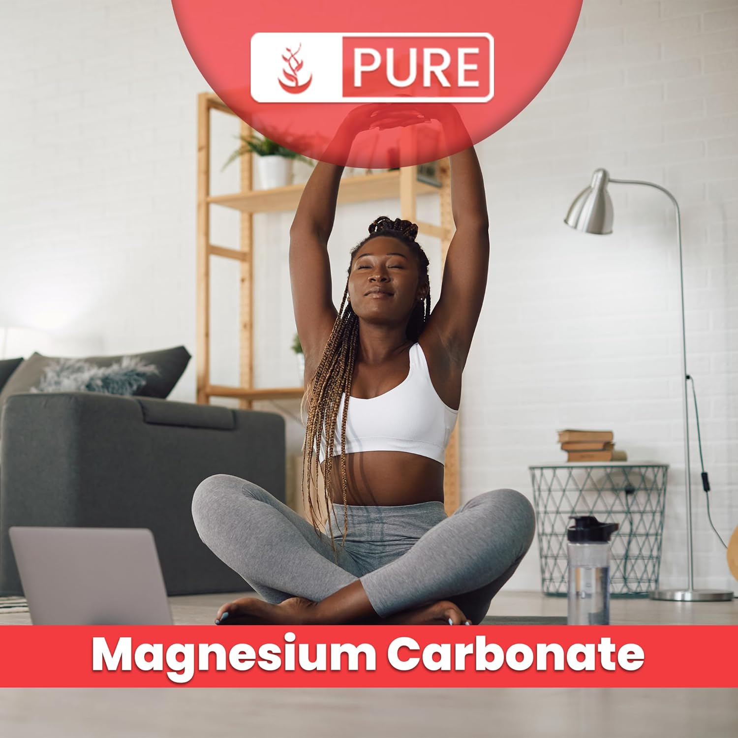 4oz Non-GMO Magnesium Carbonate Supplement with Pure Ingredients for Multiple Uses
