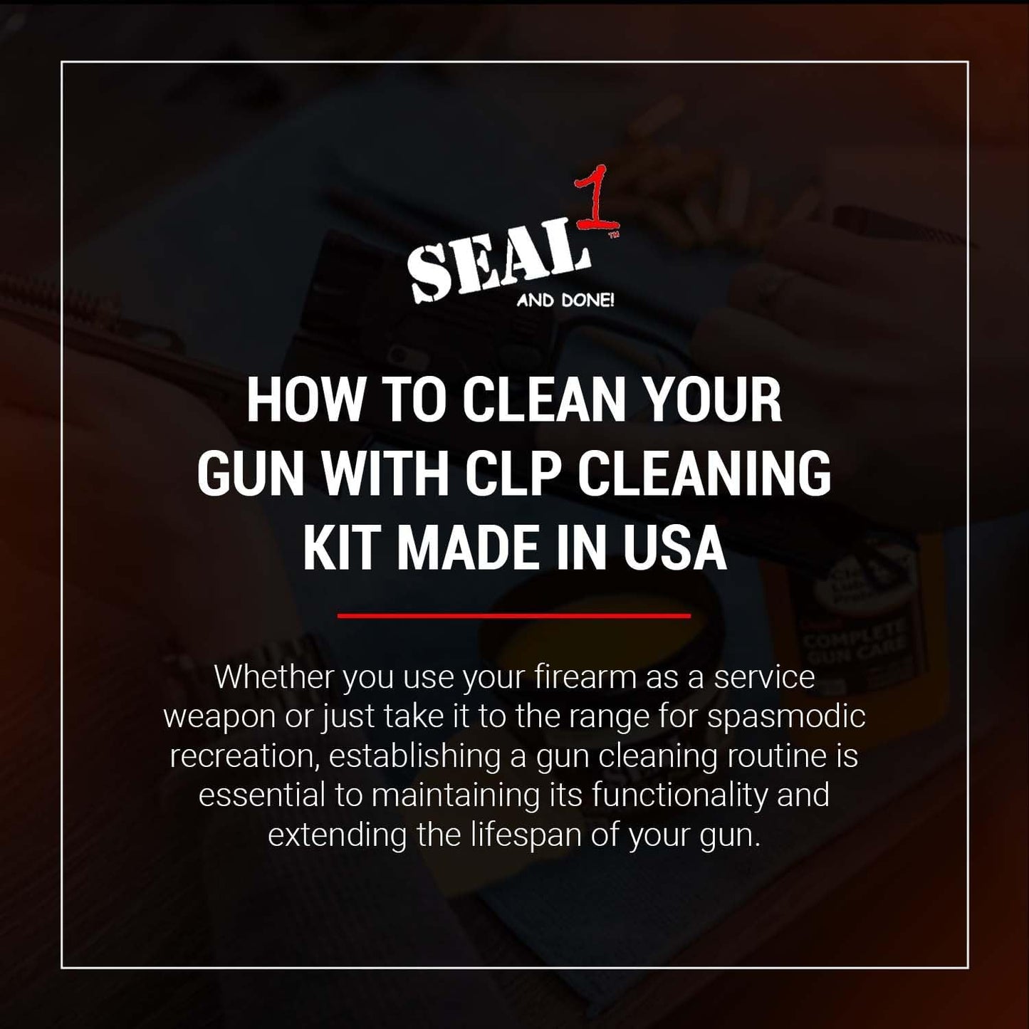 4oz Seal 1 Muzzleloader CLP Plus - Firearm Cleaning Oil, Lubricant, Protectant & Bore Cleaner - Bio-Based Paste, Supplies