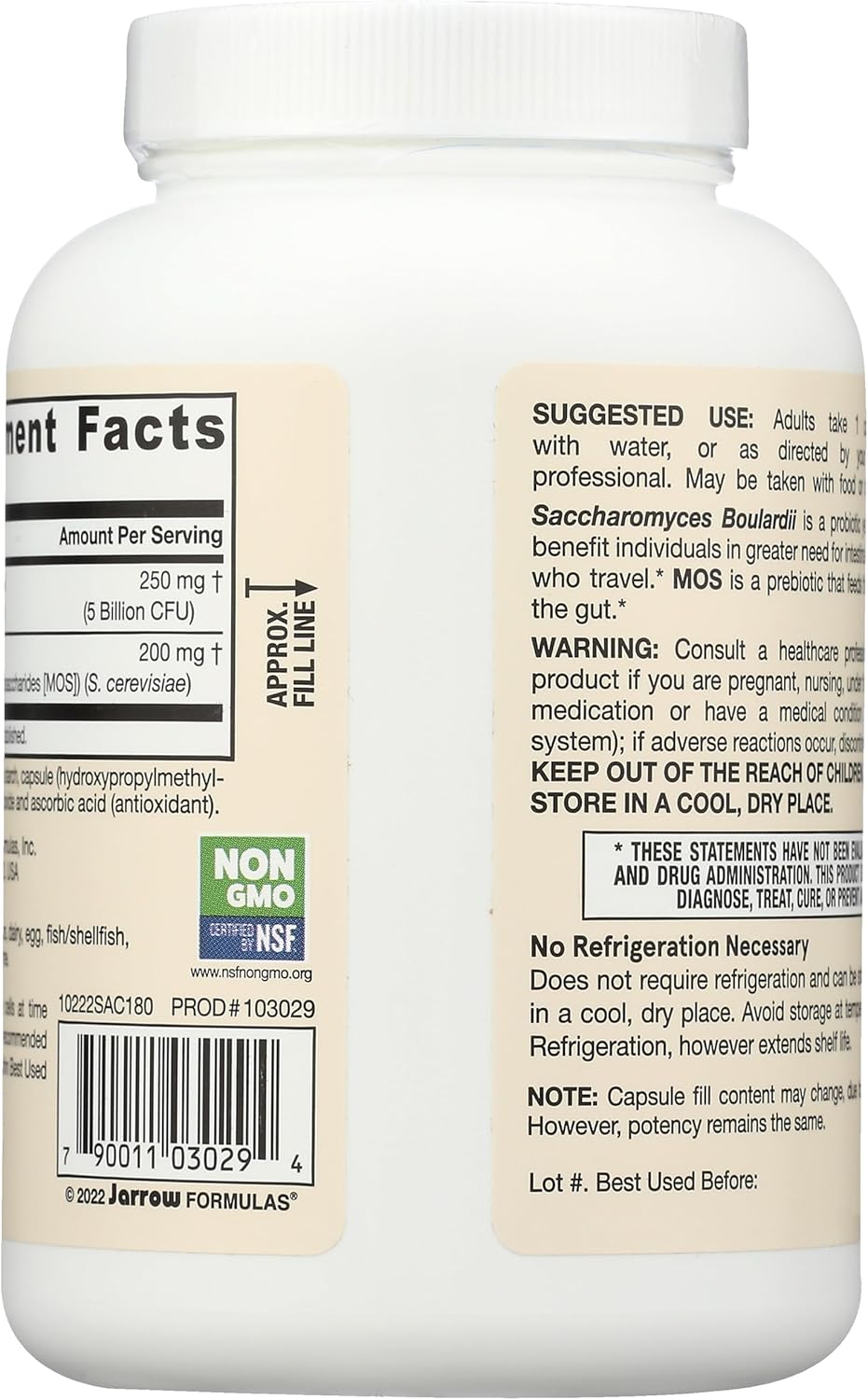 5 Billion CFU Saccharomyces Boulardii Probiotics + MOS for Gut Health & Life Extension Neuro-Mag Magnesium L-threonate for Brain Health and Memory