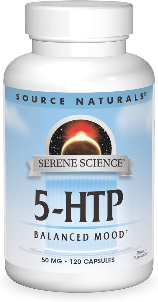 5-HTP 50 mg Supplement - 120 Capsules by Source Naturals Serene Science