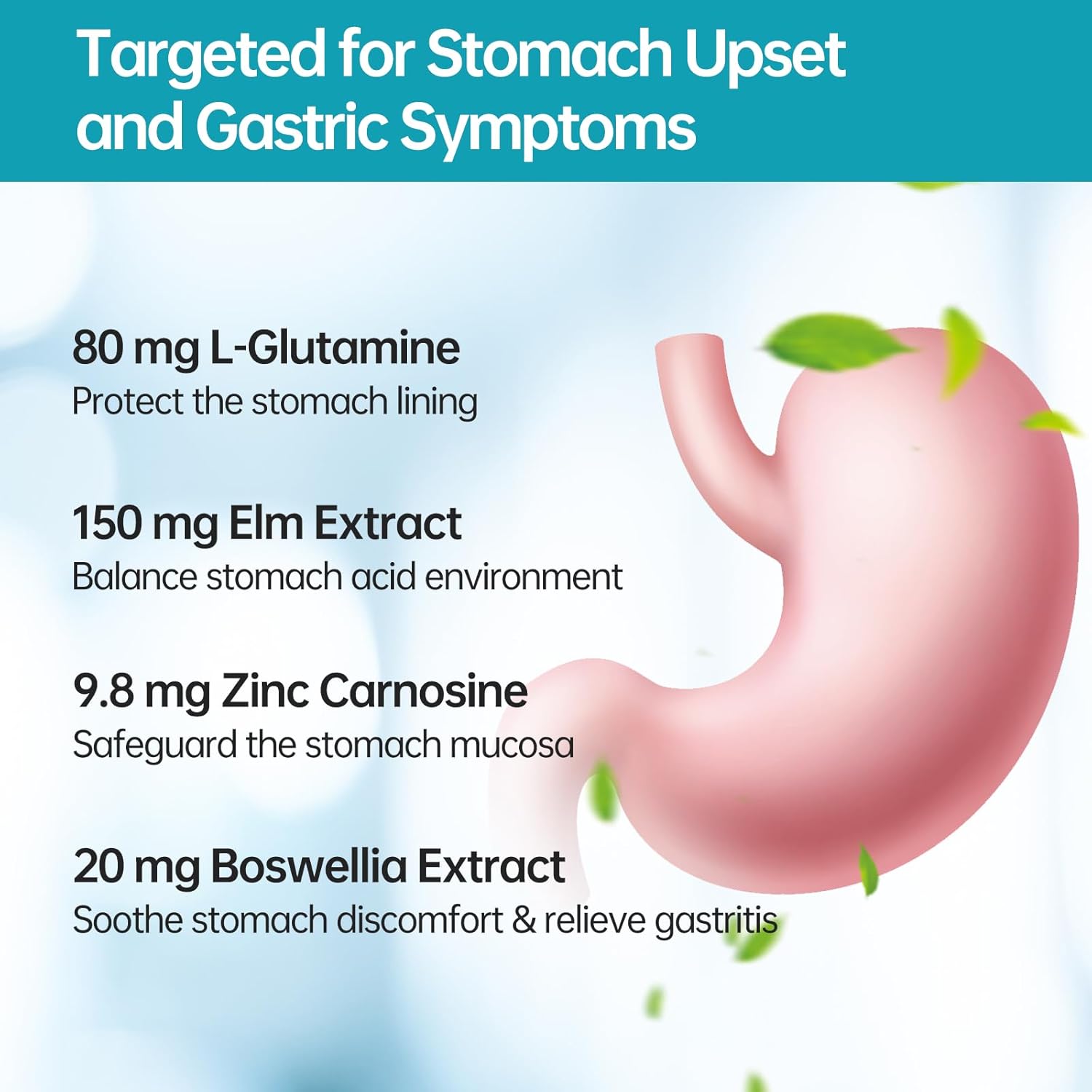 5-in-1 High Potency H. Pylori Treatment Probiotics - Gastritis, Acid Reflux Relief - Pylopass L. Reuteri - No Refrigeration