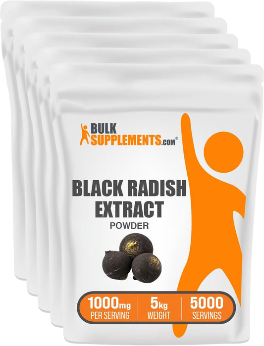 5 kg Bulk Black Radish Extract Powder for Liver and Digestive Health - Spanish Black Radish Liver Support Supplement