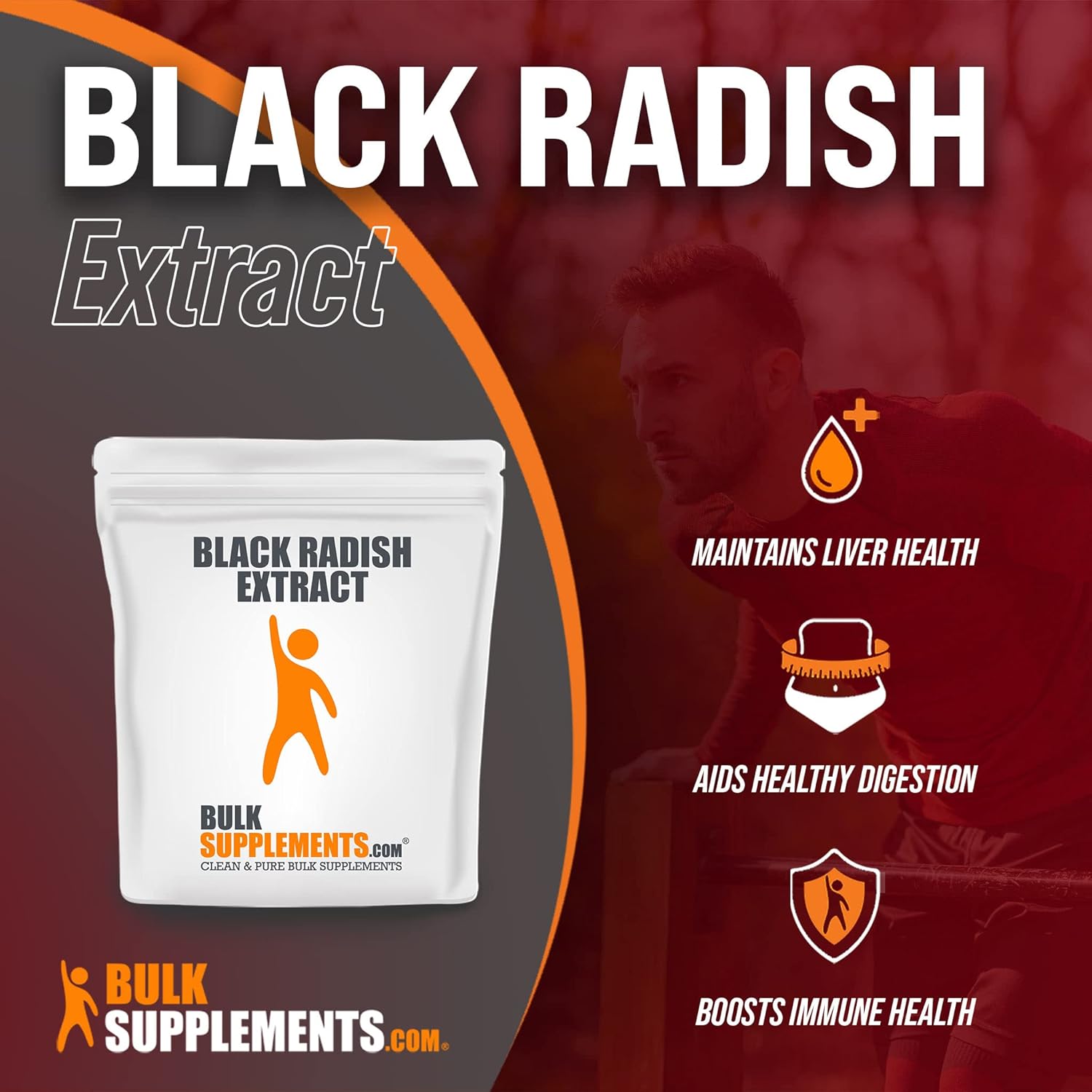 5 kg Bulk Black Radish Extract Powder for Liver and Digestive Health - Spanish Black Radish Liver Support Supplement
