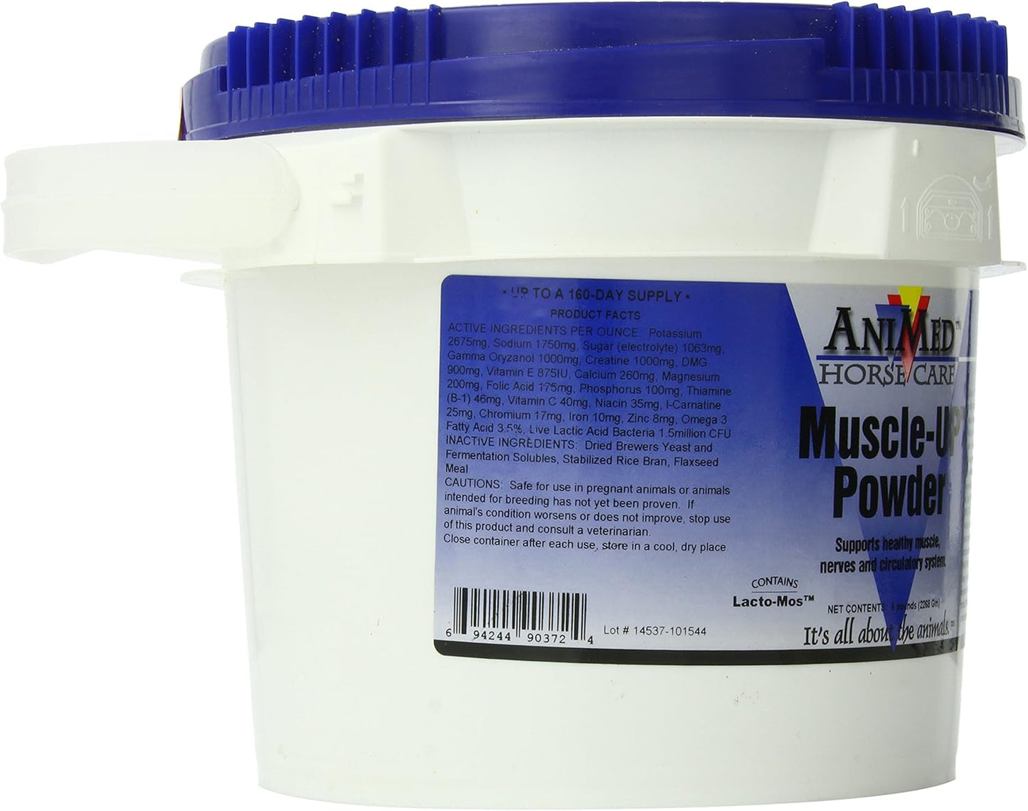 5 lb AniMed MuscleUp Powder for Muscle Support and Strength - High Quality Formula
