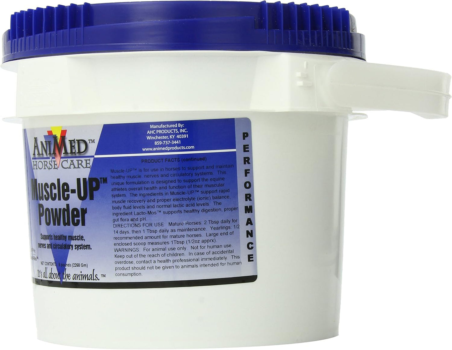 5 lb AniMed MuscleUp Powder for Muscle Support and Strength - High Quality Formula