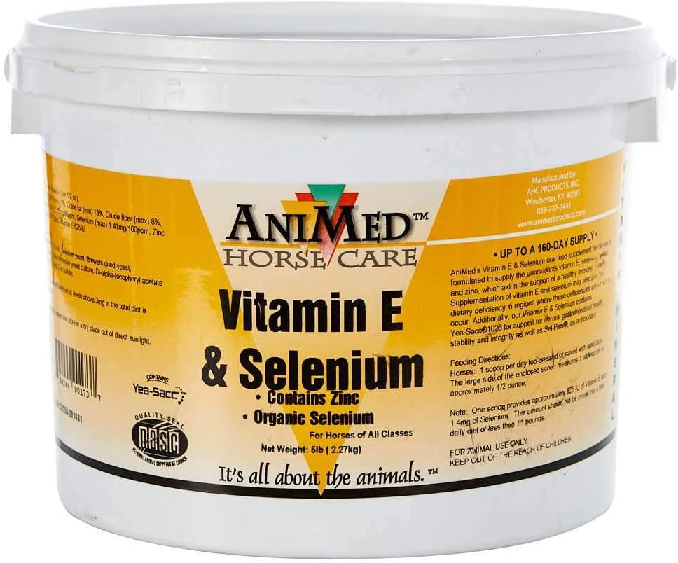 5 lb AniMed Vitamin E, Selenium, and Zinc Supplement for Horses