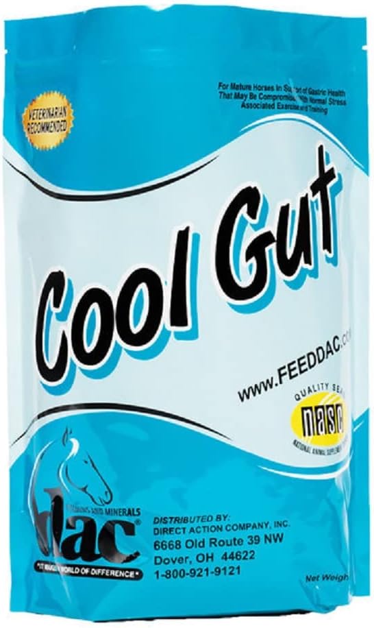 5 lb DAC Cool Gut Supplement for Mature Horses - Supports Gastric Health & pH Balance