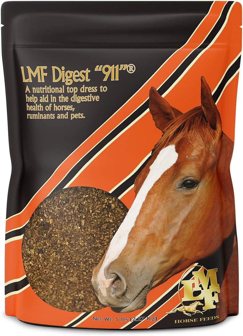 5 lb LMF Feeds Digest 911 Prebiotic & Probiotic Supplement for Horses, Ruminants, & Pets