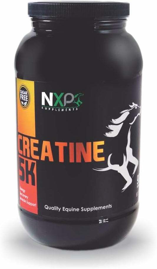 5 lb NXP Creatine 5K Supplement for Horses - Boost Energy, Muscle Strength, and Stamina with Recovery Power and Endurance Support (90 Servings)