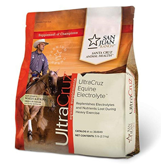 5 lb UltraCruz-364849 Equine Electrolyte Powder Supplement for Horses - 40 Day Supply