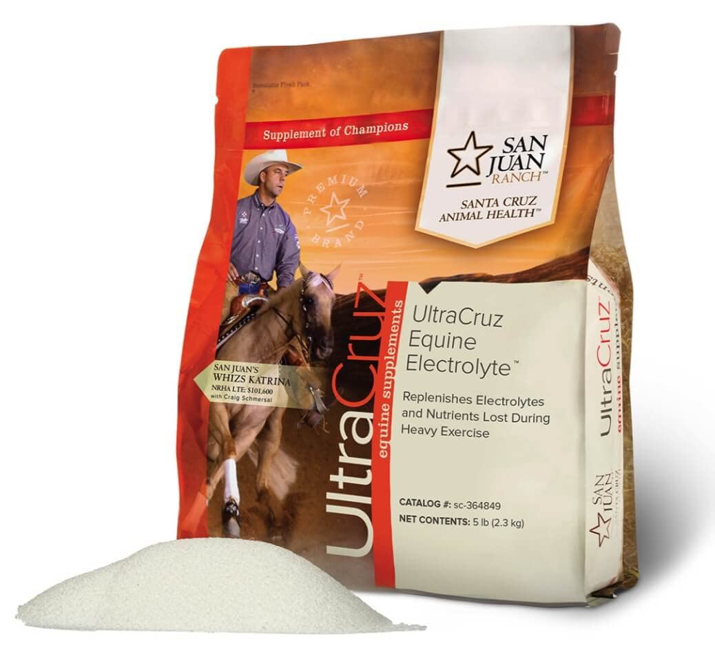 5 lb UltraCruz-364849 Equine Electrolyte Powder Supplement for Horses - 40 Day Supply