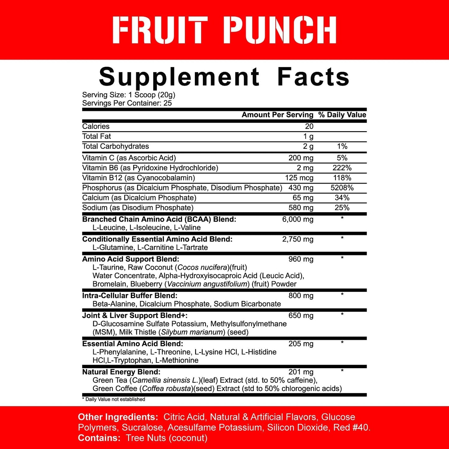 5% Nutrition Rich Piana Bundle - AllDayYouMay Caffeinated BCAA Powder & Kill It Reloaded High-Stim Pre-Workout (Fruit Punch)
