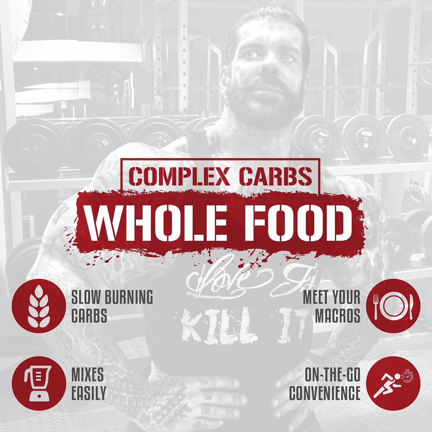 5% Nutrition Rich Piana Real Carbs Rice - Complex Carbohydrates for Sustained Energy, 3.5lb, 40 Servings - Cocoa Flavor