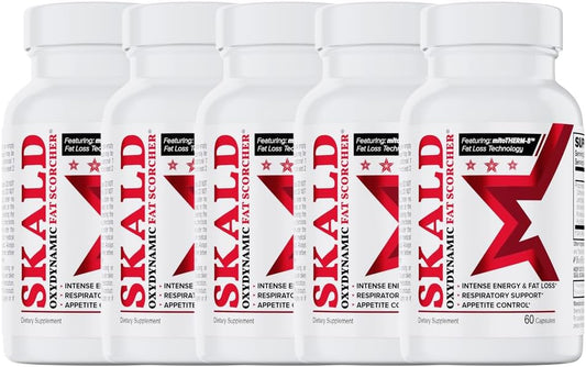 5-Pack BELDT Labs Skald Energy Support Supplement Bundle