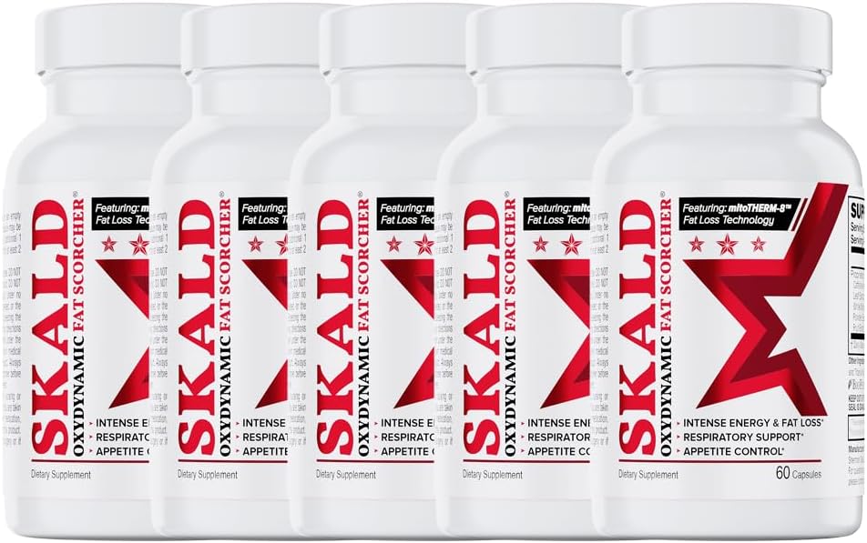 5-Pack BELDT Labs Skald Energy Support Supplement Bundle