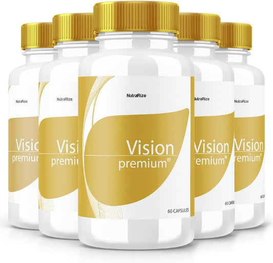 5 Pack NutraRize Vision Premium Eye Support Supplement - Improve Concentration, Focus, and Healthy Eyes - All-Natural Pills - 300 Capsules, Reviews