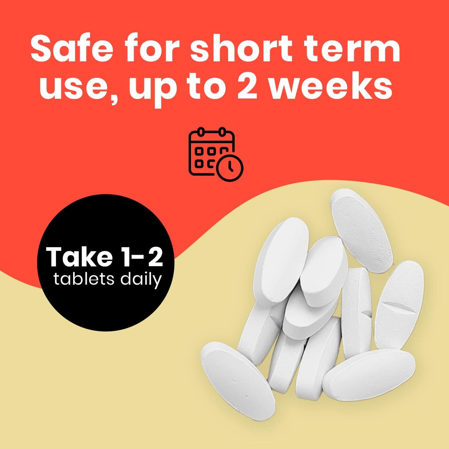 5 Pack of Waylo Potassium Iodide Tablets with Calcium Carbonate - 130 mg per Serving, 375 Tablets in Total