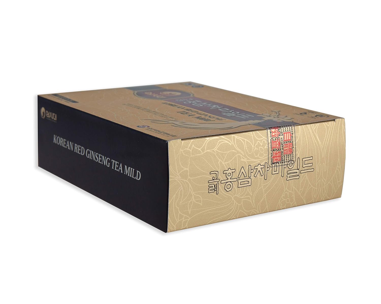 50 Bag Box of SAMSIDAE Korean Panax Red Ginseng Tea for Energy, Memory, and Blood Circulation Boost