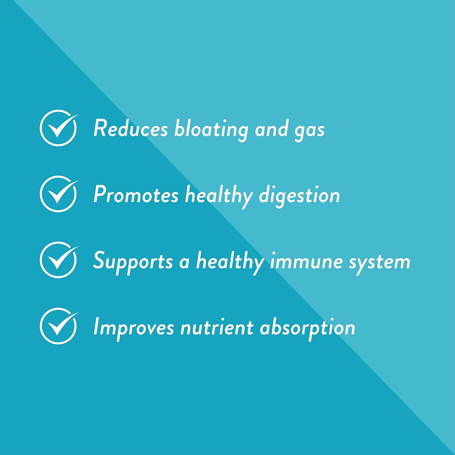 50 Billion CFU Probiotic Capsules for Daily Gut Health - 30 Count, Soy Free, Gluten Free, Vegan