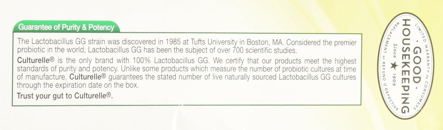 50 ct Culturelle Digestive Probiotics for Gut Health and Digestive Support