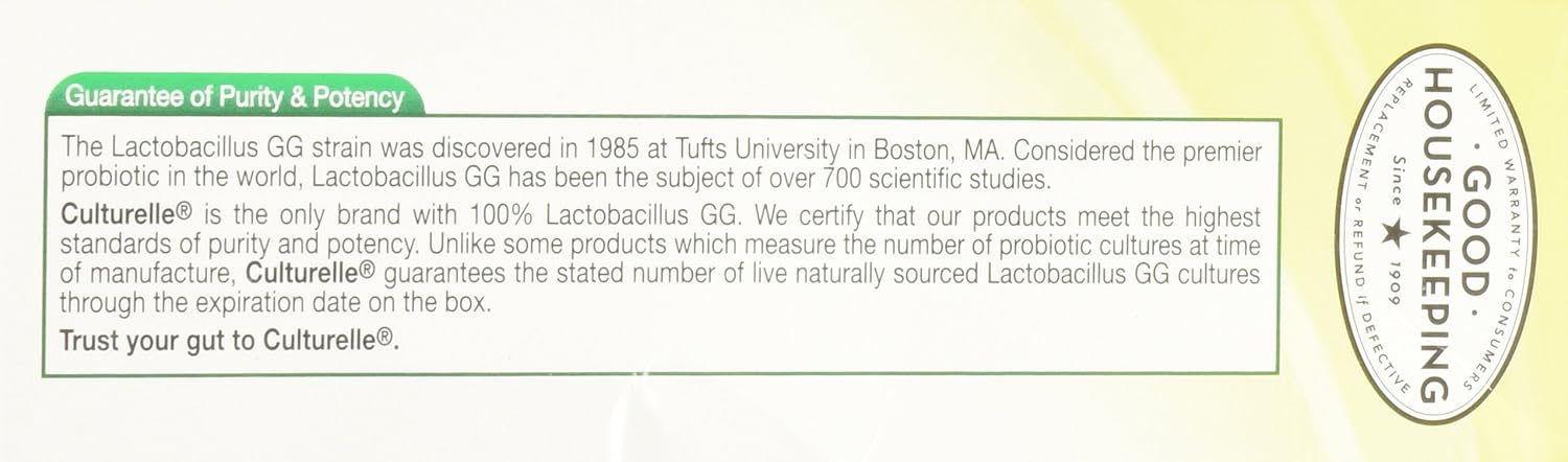 50 ct Culturelle Digestive Probiotics for Gut Health and Digestive Support