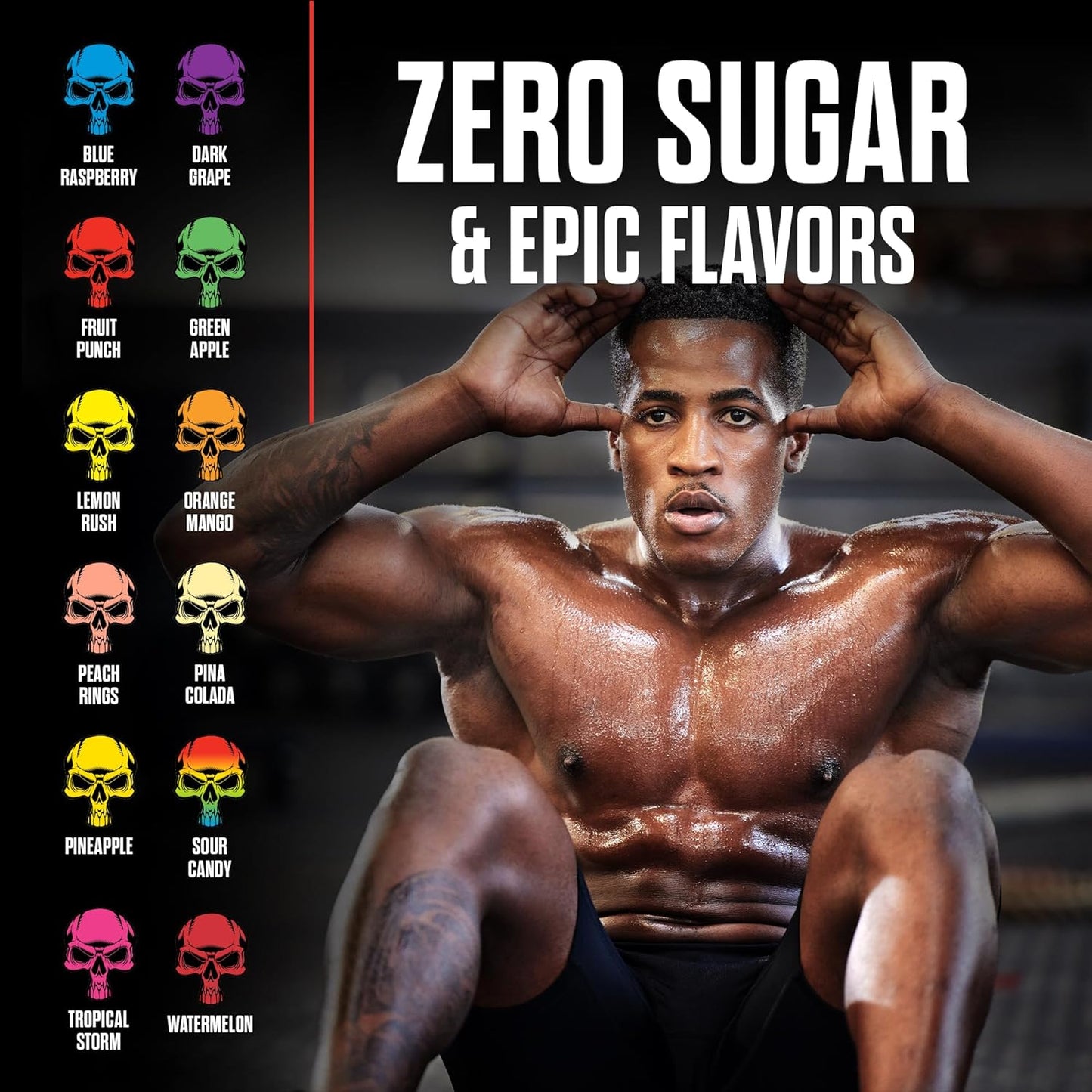 50 Servings of JNX SPORTS The Curse! Peach Rings Pre Workout Powder - Boost Strength, Energy, and Focus with Caffeine, Beta-Alanine, Creatine, and L-Citrulline for Men and Women