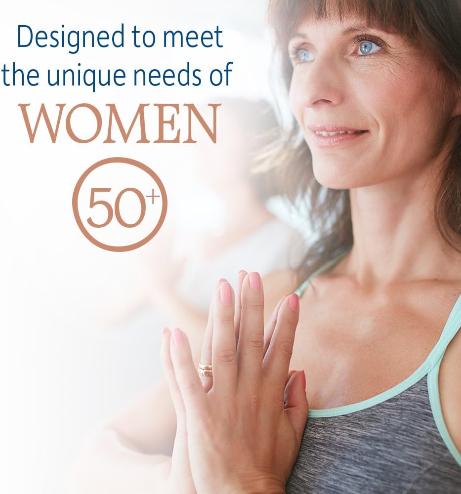 50 & Wiser Women's Probiotic with Acidophilus and Live Cultures - 90 Vegetarian Capsules for Women Over 50 by Garden of Life