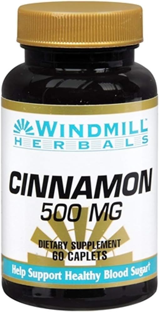 500 Mg Cinnamon Capsules by Windmill - 60 Count