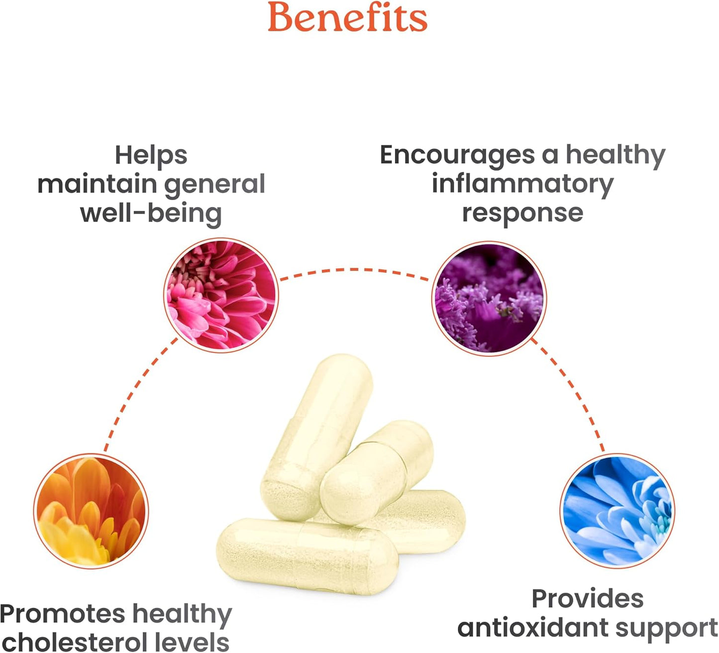 500 MG Citrus Bergamot Supplements for Heart Health and Aging Support - Pure Extract Formula - 60 Veggie Capsules by NewLife Naturals