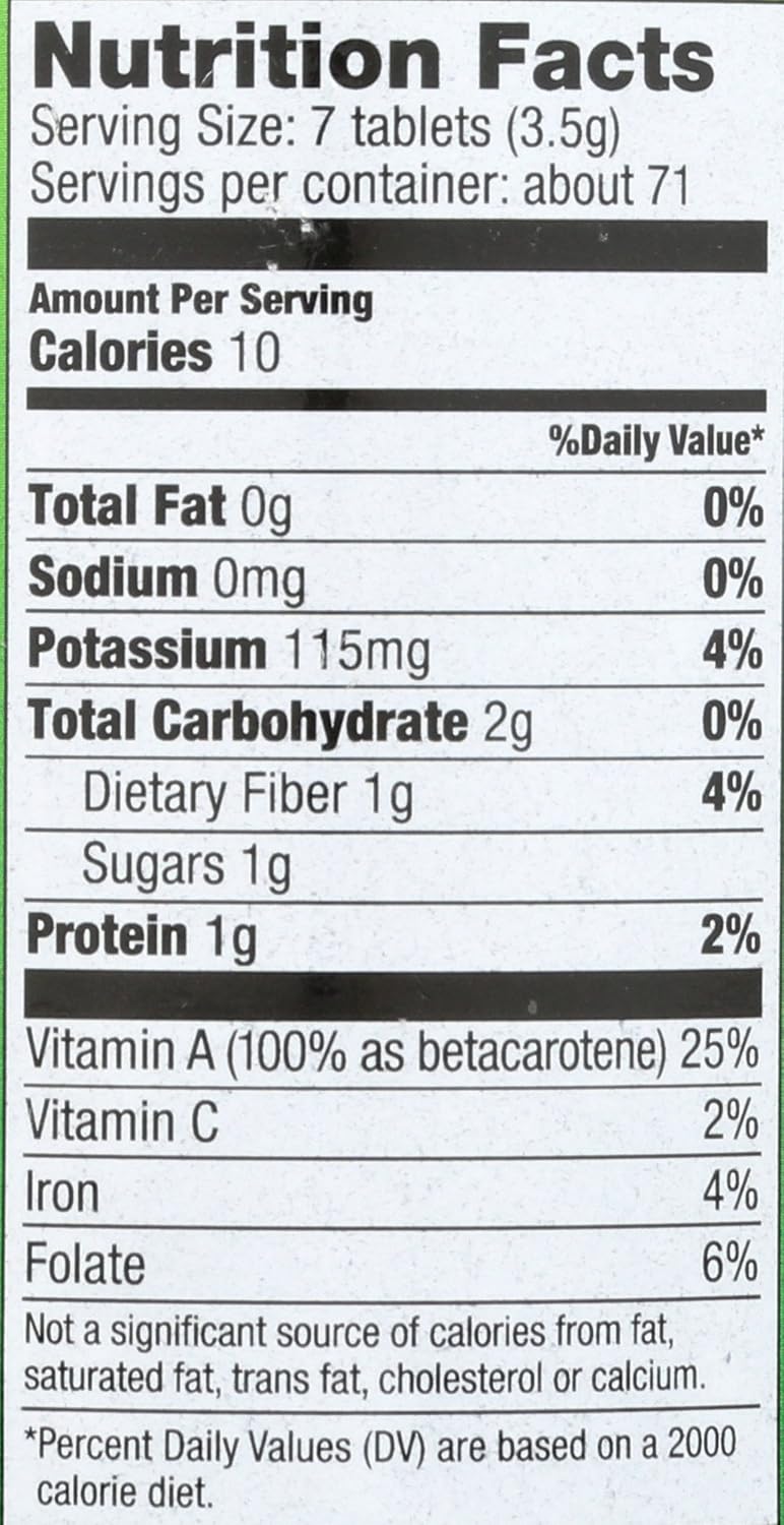 500 Tablets of Pines Organic Barley Grass Supplement, 500mg per Tablet