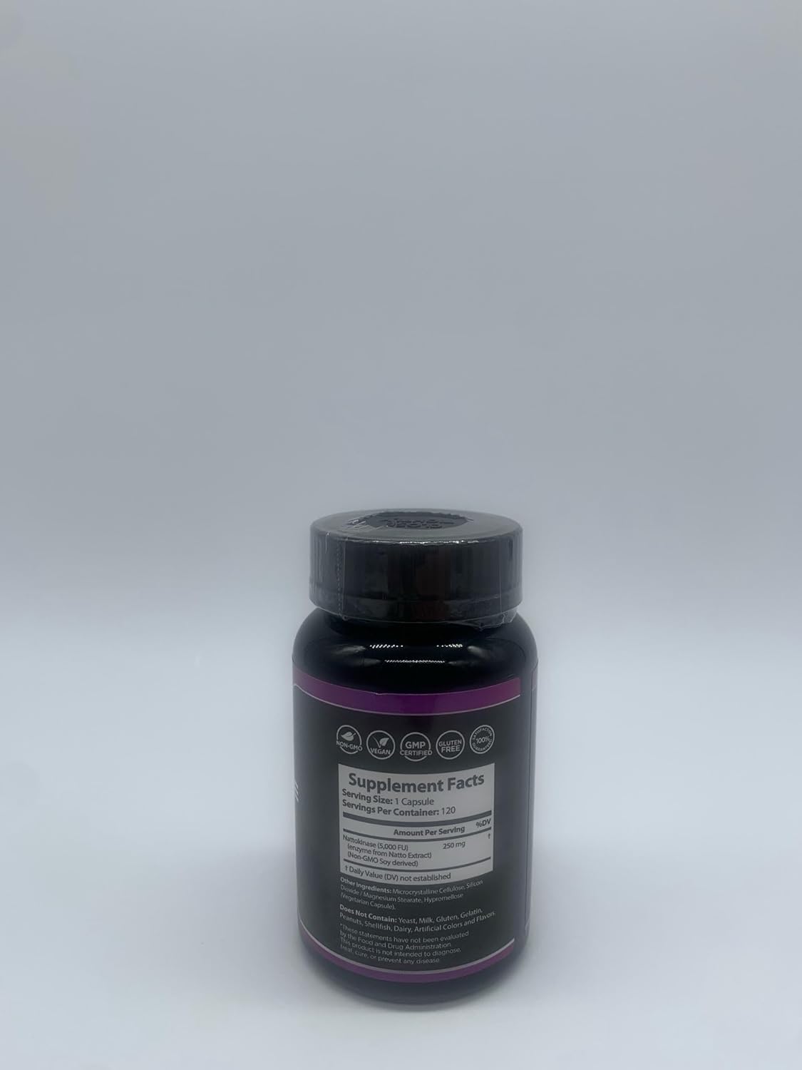 5000 FU Nattokinase Supplement Capsules - Pure Japanese Natto Extract Enzymes for Heart and Immune Support by WELLNESS LABSRX