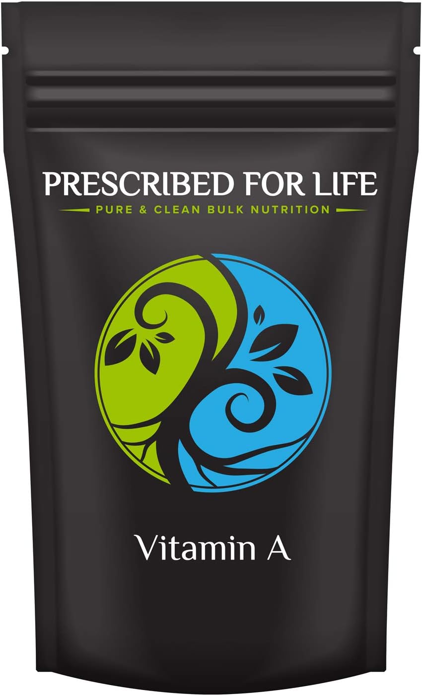 500,000 IU Retinyl Acetate Vitamin A Powder - Gluten Free, Vegan, Non GMO - 12oz