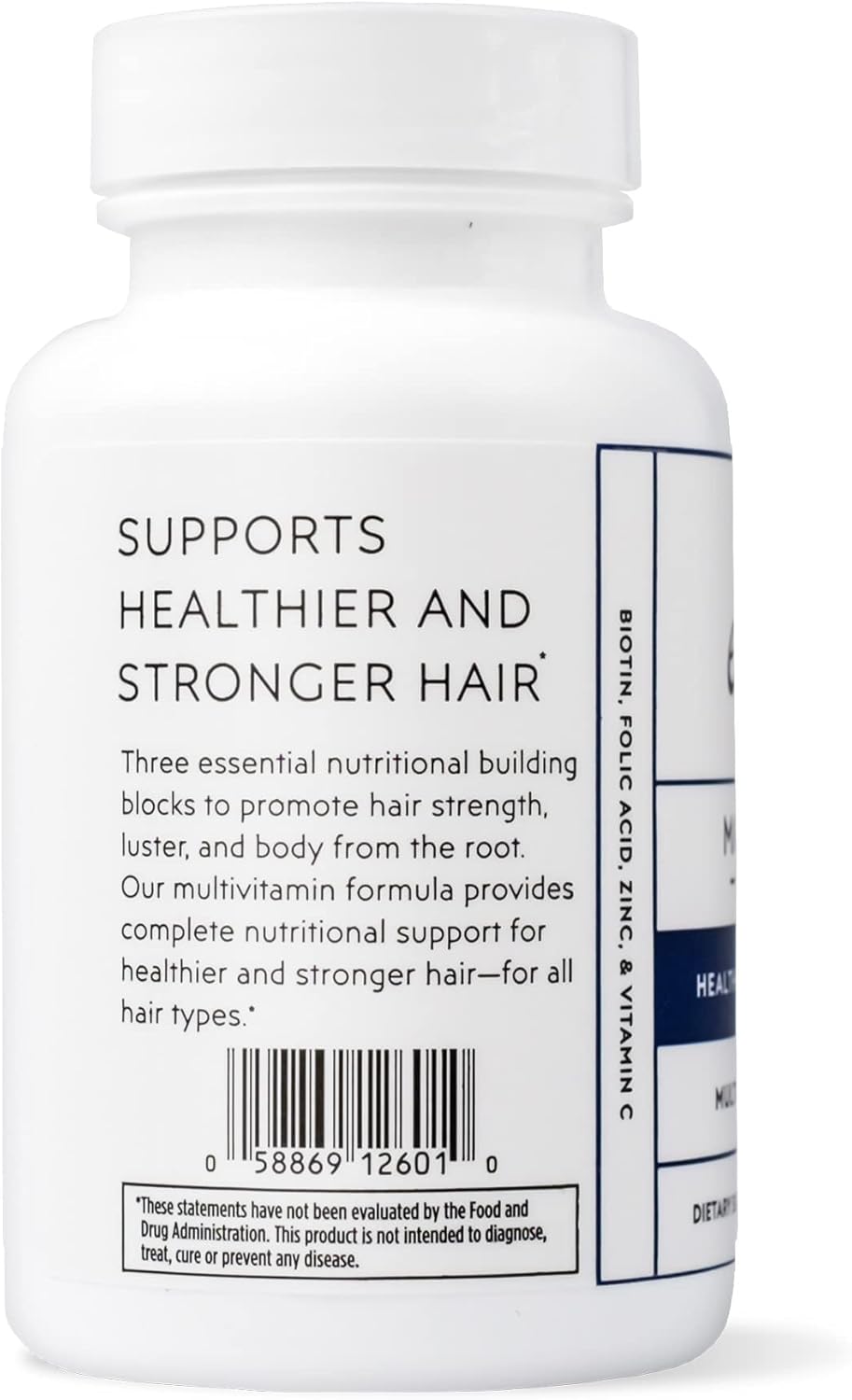 5000Mcg Biotin Supplement for Hair, Skin, and Nails - Multivitamin for Healthy Hair Growth - Men & Women - 60 Day Supply