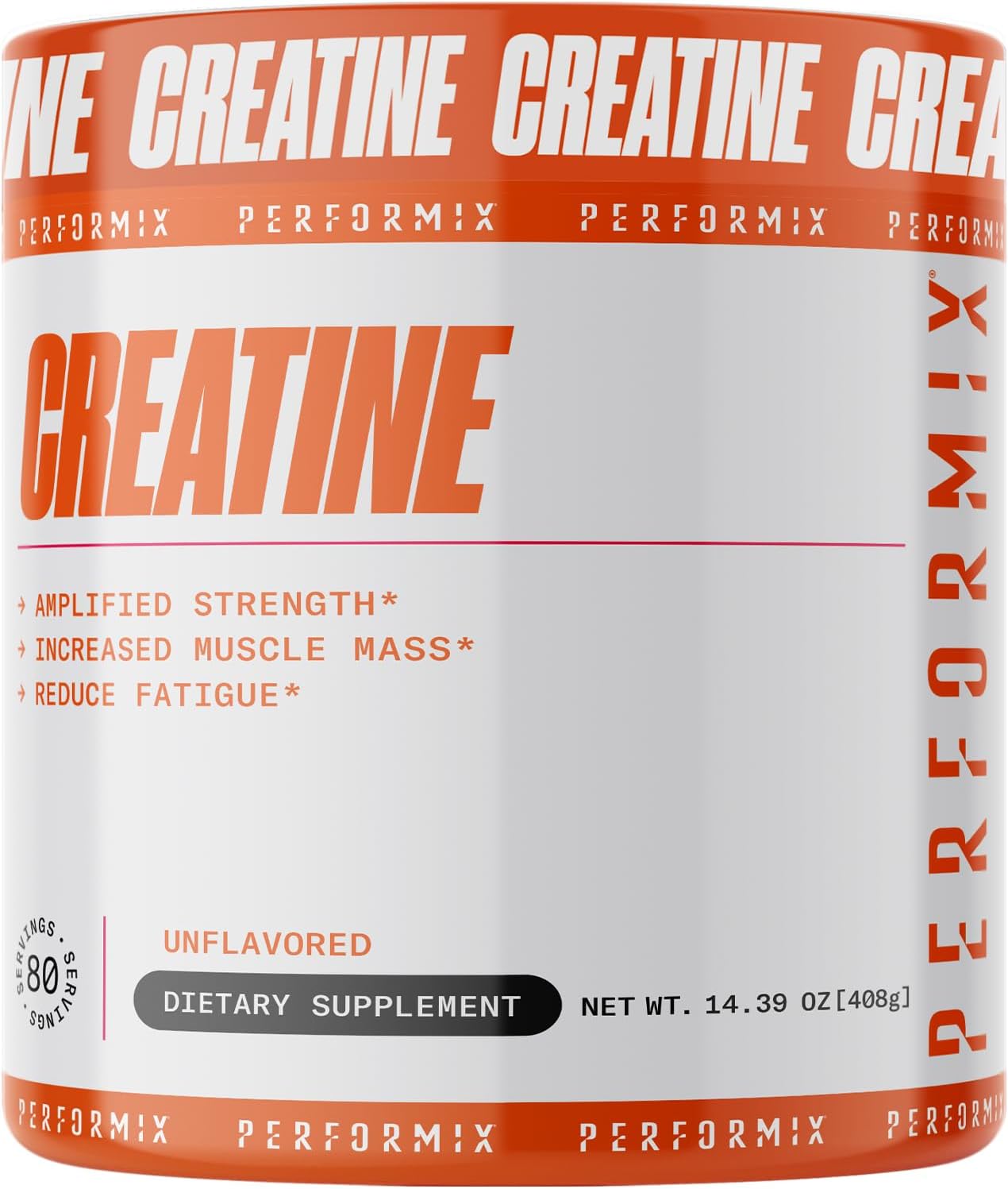 5000mg Creatine Monohydrate Powder for Muscle Mass & Strength - Pre Workout Supplement, Unflavored - 80 Servings, 400g