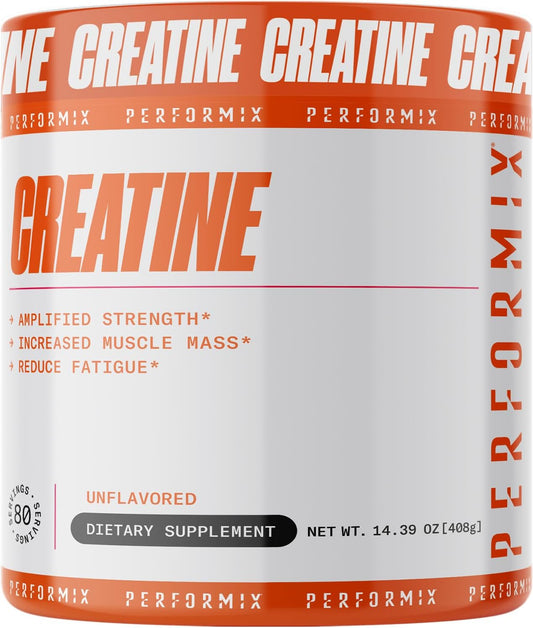 5000mg Creatine Monohydrate Powder for Muscle Mass & Strength - Pre Workout Supplement, Unflavored - 80 Servings, 400g
