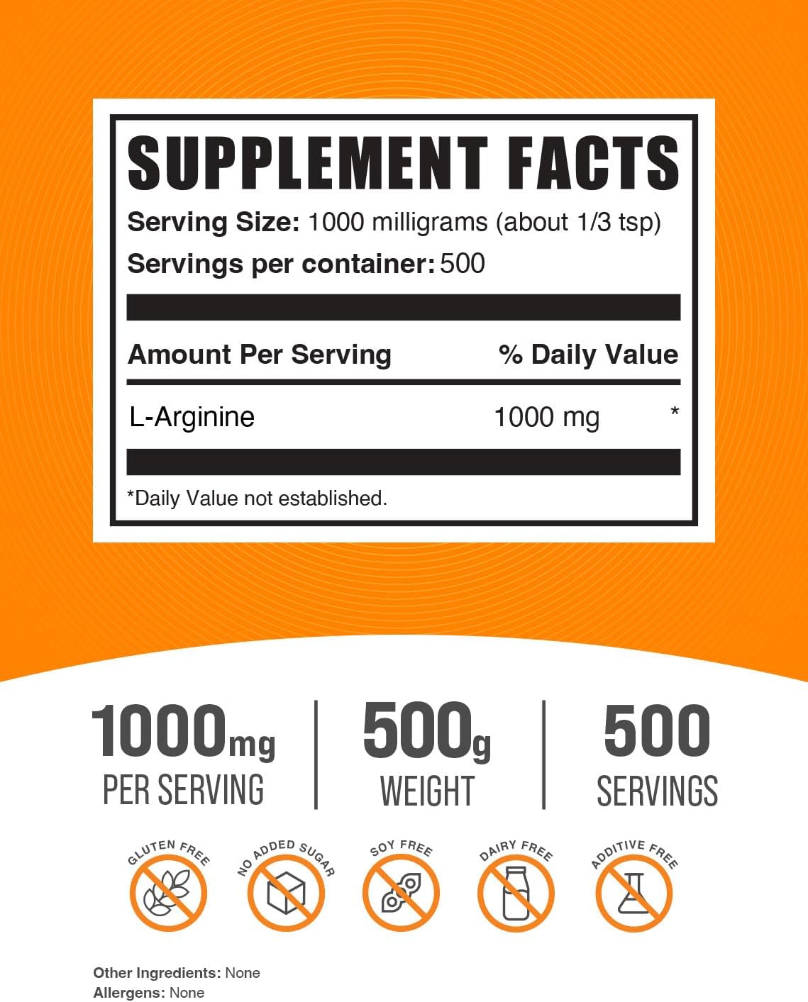 500g Citrulline Malate 2:1 + L-Arginine Bundle - BulkSupplements