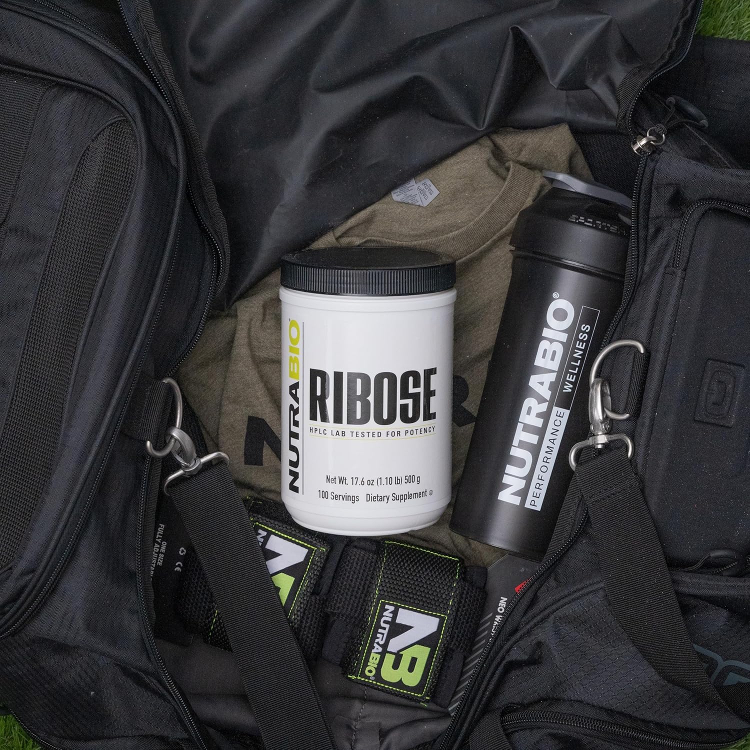 500g NutraBio D-Ribose Powder Supplement for Heart Health and Increased Energy