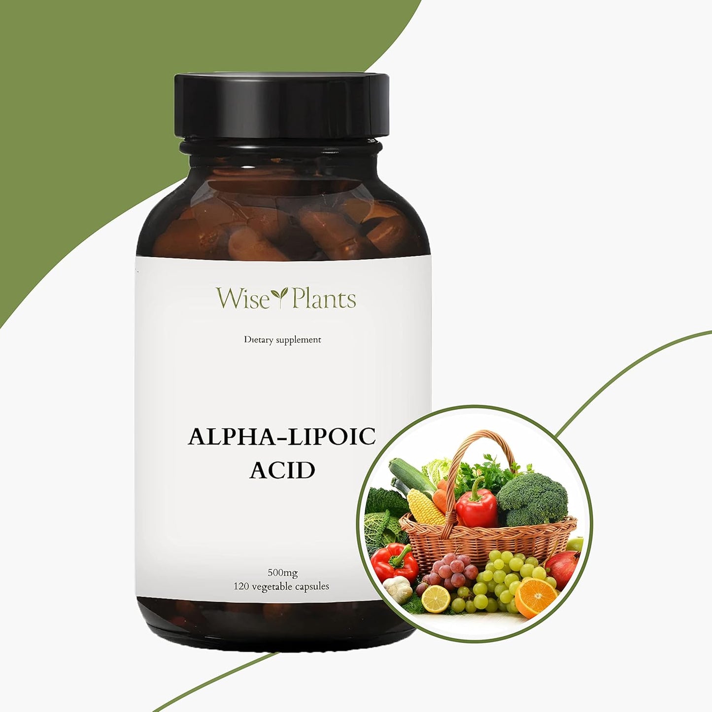 500mg Alpha-Lipoic Acid Supplement - Non-GMO - 120 Servings for 4 Months - Boost Energy and Support Mitochondria