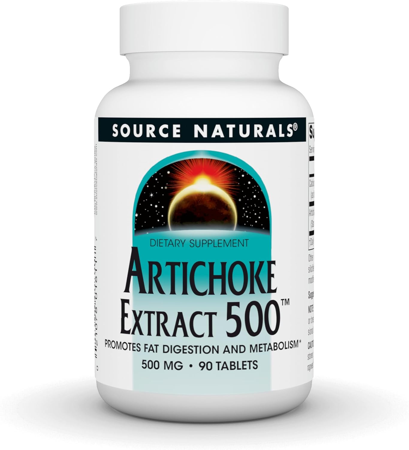 500mg Artichoke Extract Tablets - 90 Count by Source Naturals