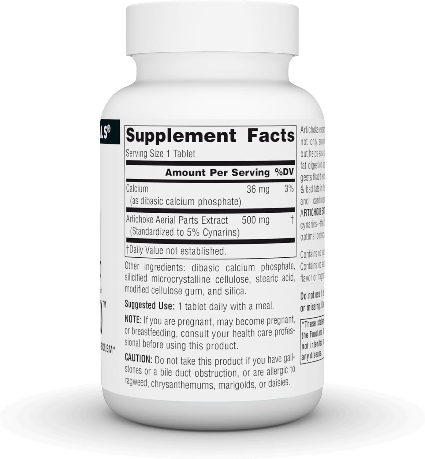 500mg Artichoke Extract Tablets - 90 Count by Source Naturals