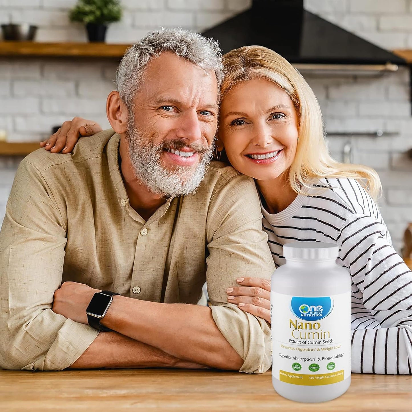 500mg Nano Cumin Supplement Capsules for High Absorption & Digestion - 120 Veggie Capsules by One Planet Nutrition